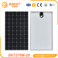 mejor price24v 270 vatios bluesun mono solar con CE TUV